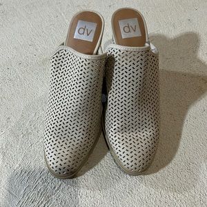 New DV Heeled Mules